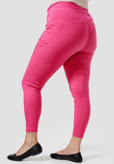 Legging, roze, met steekzakken, Kekoo, elastische tailleband, mooie pasvorm