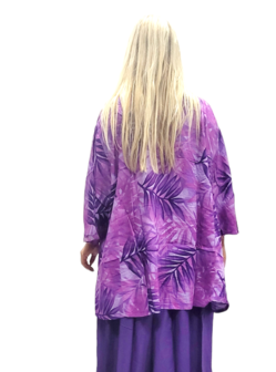 Blouse emma purpleaf batik
