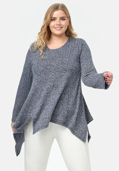 Trui/tuniek Ariella blauw Kekoo