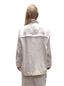 Women woven Jacket White
