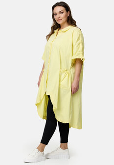 lange blouse/Jas, Celia  geel