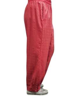 Broek La-Bass- roze- rekbare taille