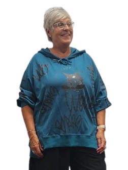 Tuniek/sweater patrol met print