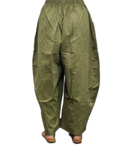 Broek 100% katoen army