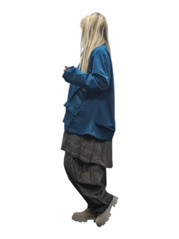 Jas-blouse-patrol asymmetrisch