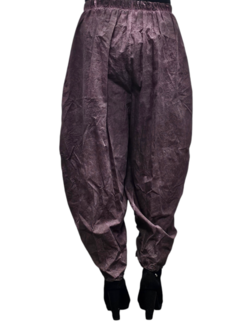 Aparte broek aubergine stone washed