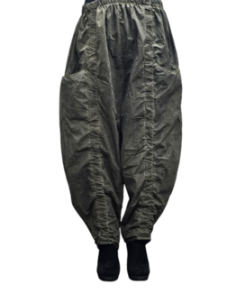 Aparte broek armygroen stone washed