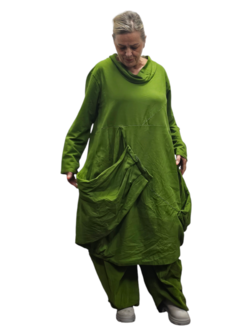 Tuniek- jurk-groen-met-leuke-details