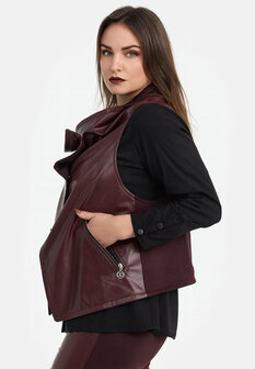 Kekoo vest &#039;Grace&#039; bordeaux 