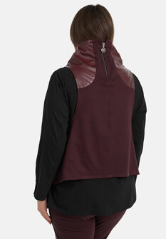 Kekoo vest &#039;Grace&#039; bordeaux 