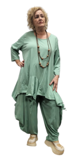 Tuniek mint asymmetrisch 100% cotton