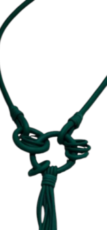 Ketting groen met ring