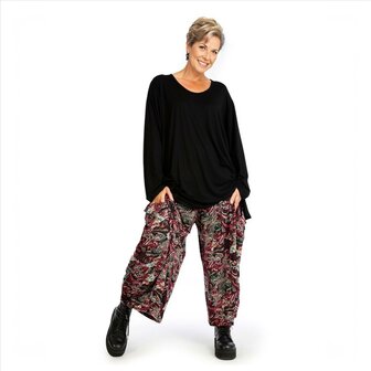 Ballonvormige broek van stretch jersey kwaliteit Paisley