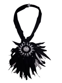 Myrjo ketting zwart-met wit