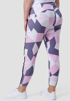  Legging roze/wit/grijs legging zakken, Kekoo