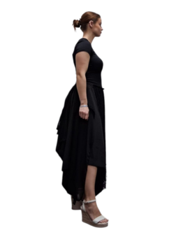 Rok-zwart-asymmetrische zoom