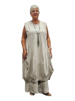 Ballonjurk tricot zand