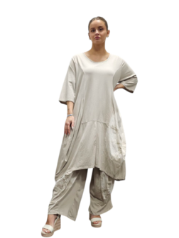 Ballonjurk batikprint zand