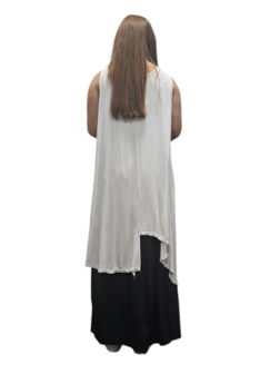 Tuniek asymmetrisch wit