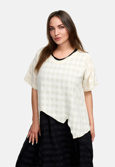 Kekoo shirt &#039;Vento&#039; creme