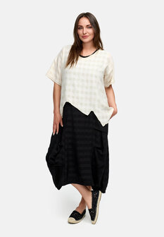 Kekoo shirt &#039;Vento&#039; creme