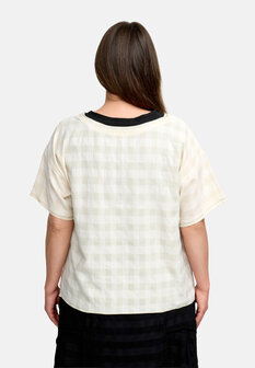 Kekoo shirt &#039;Vento&#039; creme