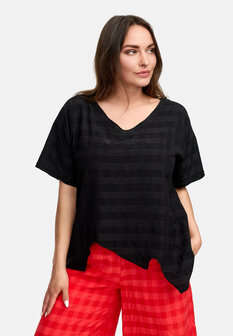 Kekoo shirt &#039;Vento&#039; zwart