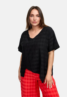 Kekoo shirt &#039;Vento&#039; zwart