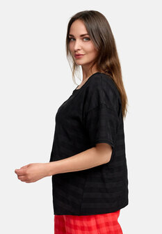 Kekoo shirt &#039;Vento&#039; zwart