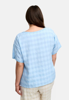 Kekoo shirt &#039;Vento&#039; lichtblauw