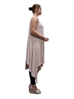 Tuniek zalmroze asymmetrisch