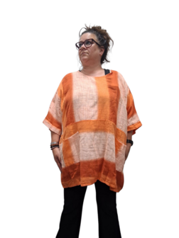 Tuniek La Bass oranje/wit