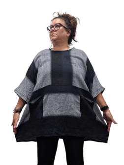 Tuniek La Bass zwart/grijs