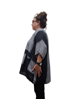 Tuniek La Bass zwart/grijs