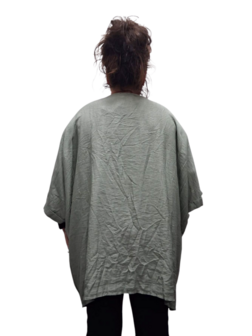 Wijde tuniek La Bass groen print