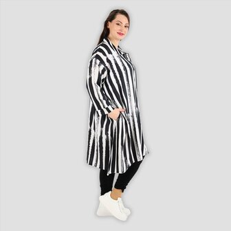 Zomerblouse Aline  in lichte popeline kwaliteit