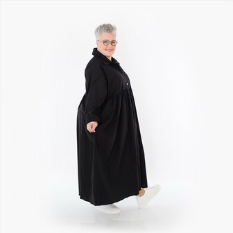 Zomerjas Celestia  in A-vorm van fijne poplinkwaliteit zwart