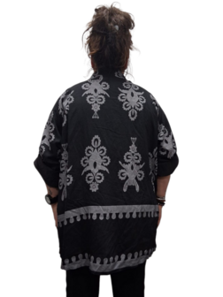 Blouse La Bass zwart print