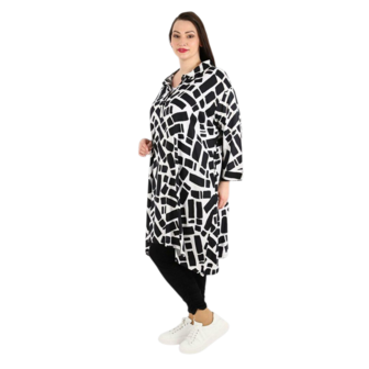 Zomerblouse Blicks in lichte popeline kwaliteit