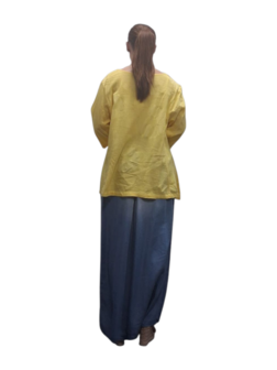 Shirt-geel-A-lijn-100-cotton