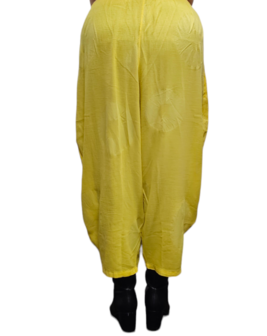 Broek  geel 100% katoen