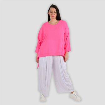 Wijde tuniek/shirt Marcy fuchsia