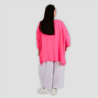 Wijde tuniek/shirt Marcy fuchsia