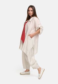 Kekoo lange blouse Ibiza champagne