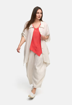 Kekoo lange blouse Ibiza champagne