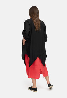 nakijken Kekoo lange blouse Ibiza zwart