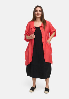 Kekoo lange blouse Ibiza rood