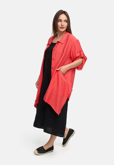Kekoo lange blouse Ibiza rood