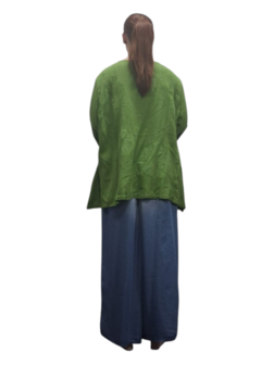Shirt-groen-A-lijn-100-cotton