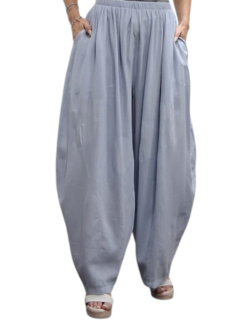 Broek ijsblauw 100% katoen